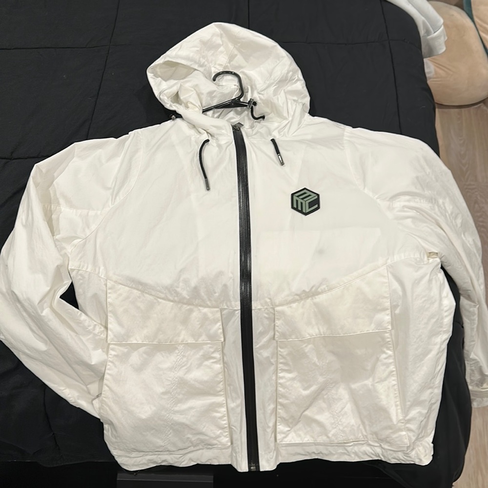 X-Large Cubic Logo Windbreaker
White | MCM @US